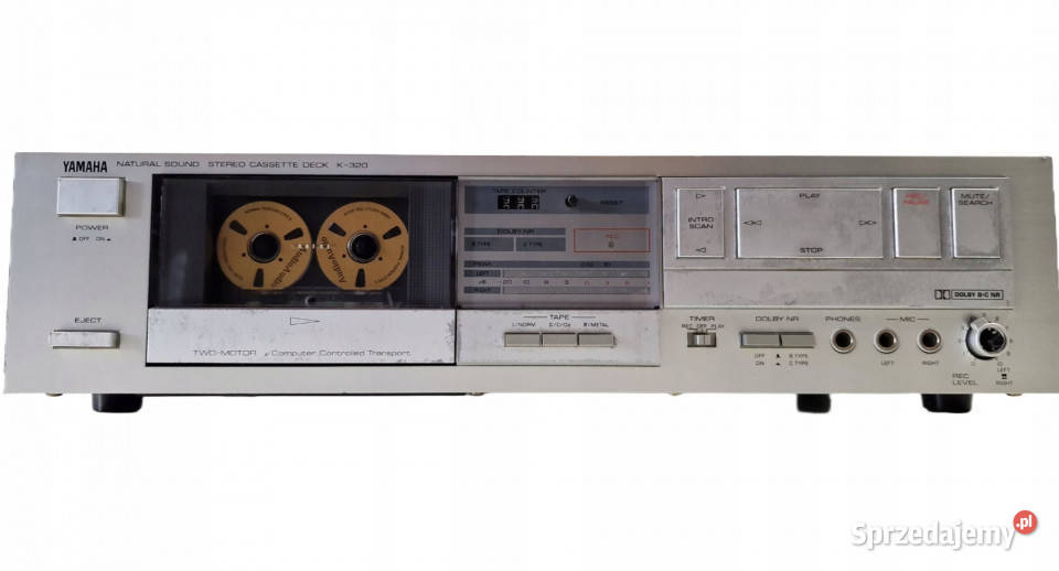 Magnetofon cassette deck Yamaha K320 K 320 Magnetofony Międzychód sprzedam