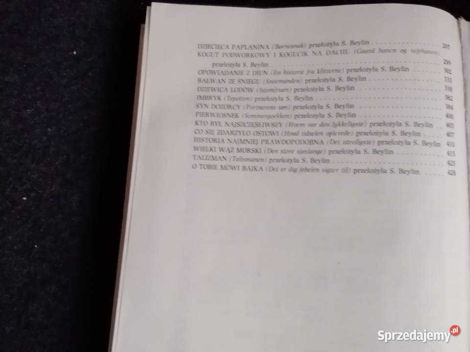 Baśnie HCHAndersen wyd1990 r łódzkie Łódź