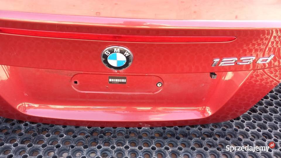 BMW 1 E82 COUPE KLAPA TYŁ A73 wielkopolskie Zbierkowo sprzedam