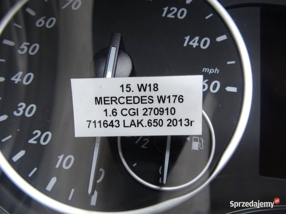 LICZNIK ZEGARY ZEGAR A1769008201 16 CGI MERCEDES osobowe