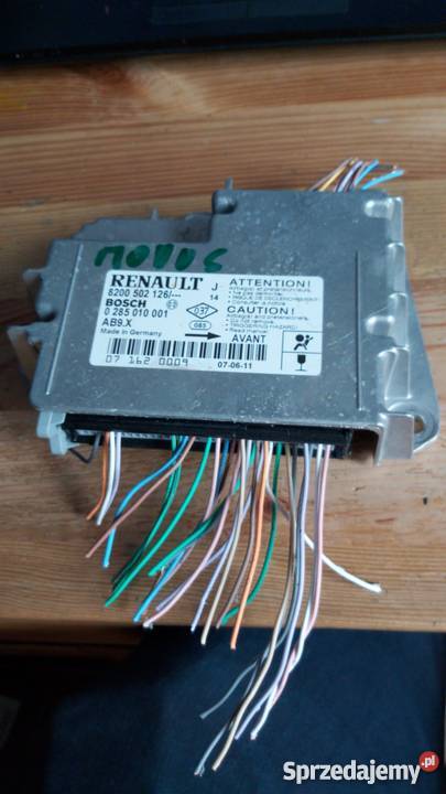 Sensor AIRBAG RENAULT MODUS 8200502126 wyposażenie elektryczne Układ elektryczny