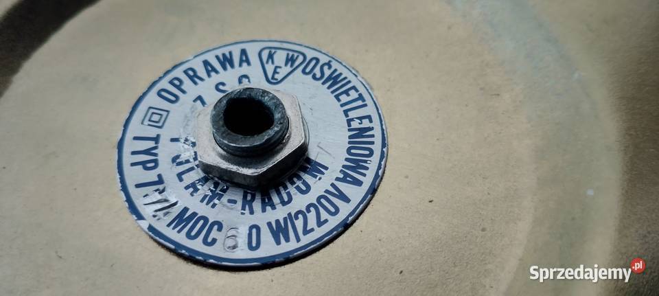 Lampka PRL Radom 1974 Jarosław sprzedam