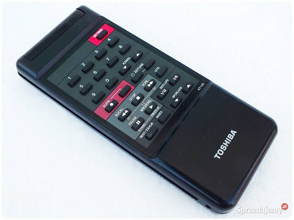 Pilot TOSHIBA VT11G do magnetowidów VHS ORYGINAŁ TV i Video Żary