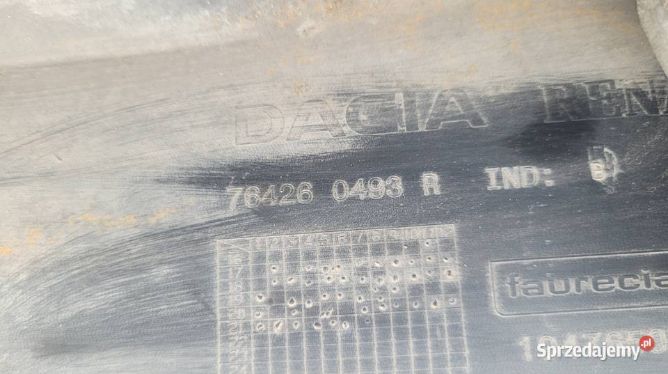 DACIA DUSTER II LISTWA PROGOWA PRAWA PROG PRAWY śląskie sprzedam