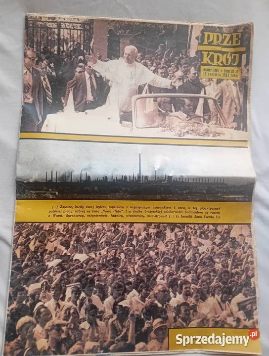 Tygodnik Przekrój 1984 13 czerwca 1983 r Antykwariat wielkopolskie Koźminek