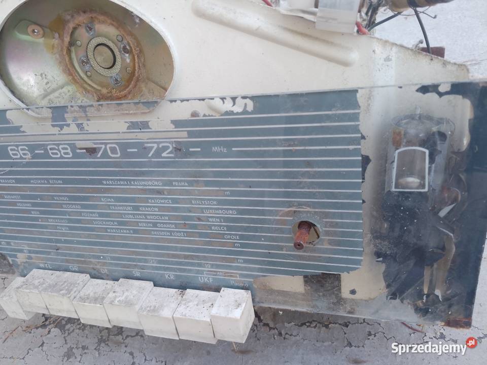 Stare Radio lampowe wirtuoz pozostaości lubelskie