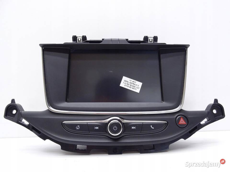 EKRAN WYŚWIETLACZ RADIA OPEL ASTRA V K 42342511