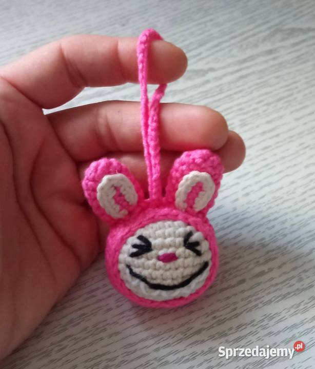 Labubu na szydełku brelok zawieszka Łask
