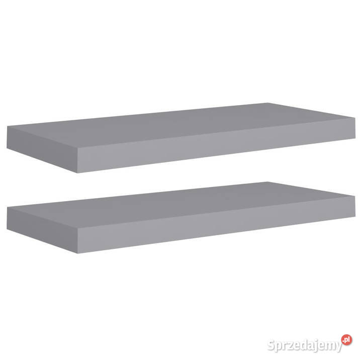 Półki ścienne 2 szare 60x235x38 MDF WM323854 Warszawa sprzedam