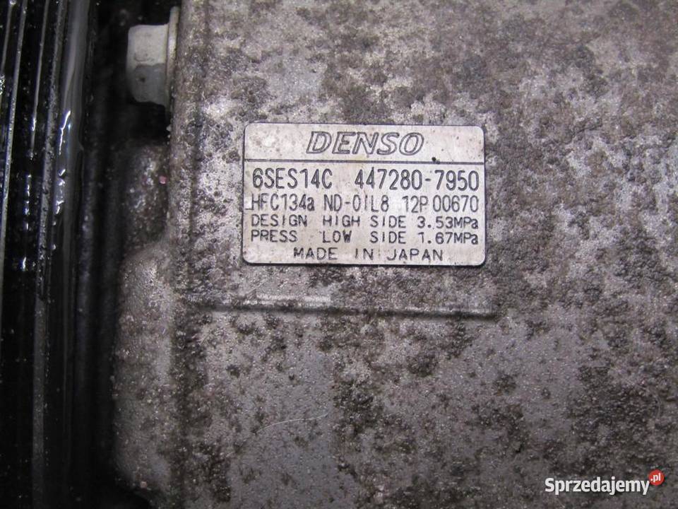 KOMPRESOR SPRĘŻARKA KLIMATYZACJI 20 D4D TOYOTA osobowe Kompresory klimatyzacji sprzedam