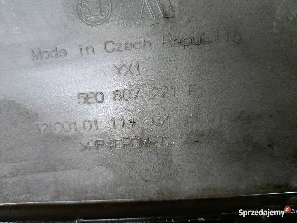 SKODA OCTAVIA III RS MK3 ZDERZAK PRZOD PRZEDNI lubuskie