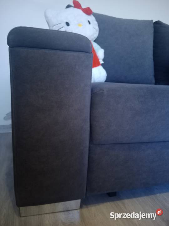 Sofa z funkcją spania szara Gorzów Wielkopolski