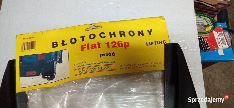 Błotochrony chlapacze przednie Fiat 126p FL FSM Części samochodowe łódzkie Tuszyn
