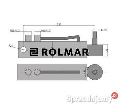 Cylinder hydrauliczny siłownik wspomagania Sieradz