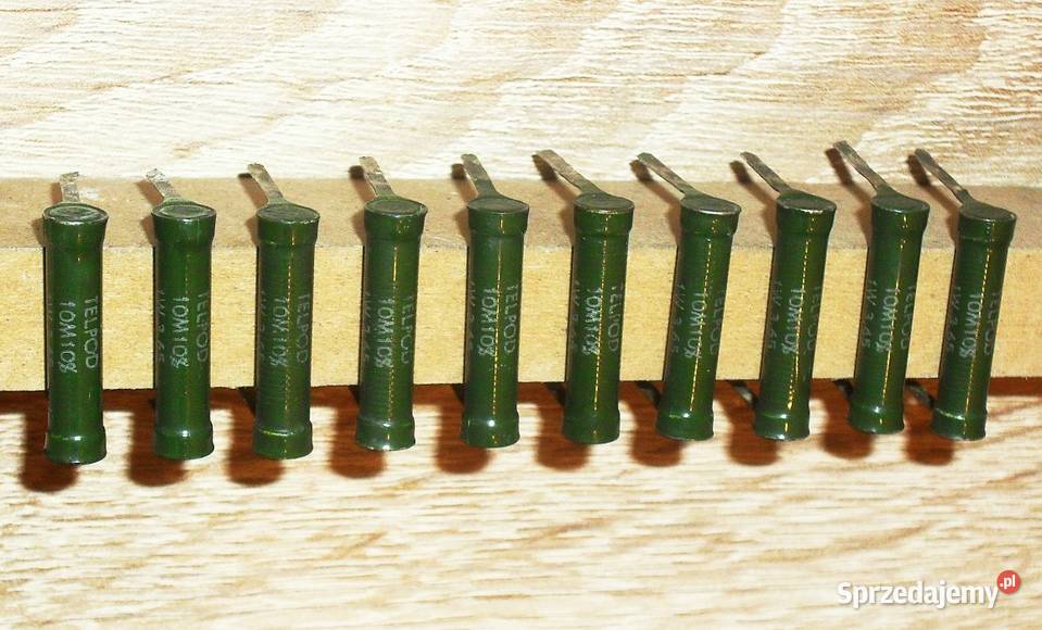 Rezystor opornik metalizowany 10 MOm M 1 W 10