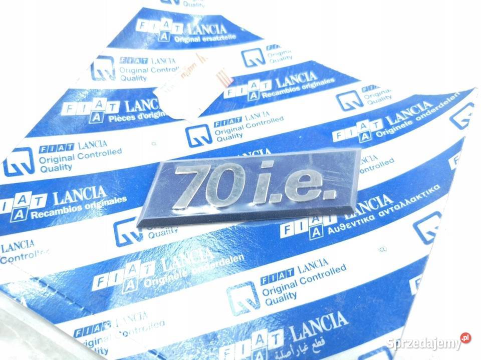 EMBLEMAT 70 ie FIAT UNO ORYGINALNY Z ASO NOWY
