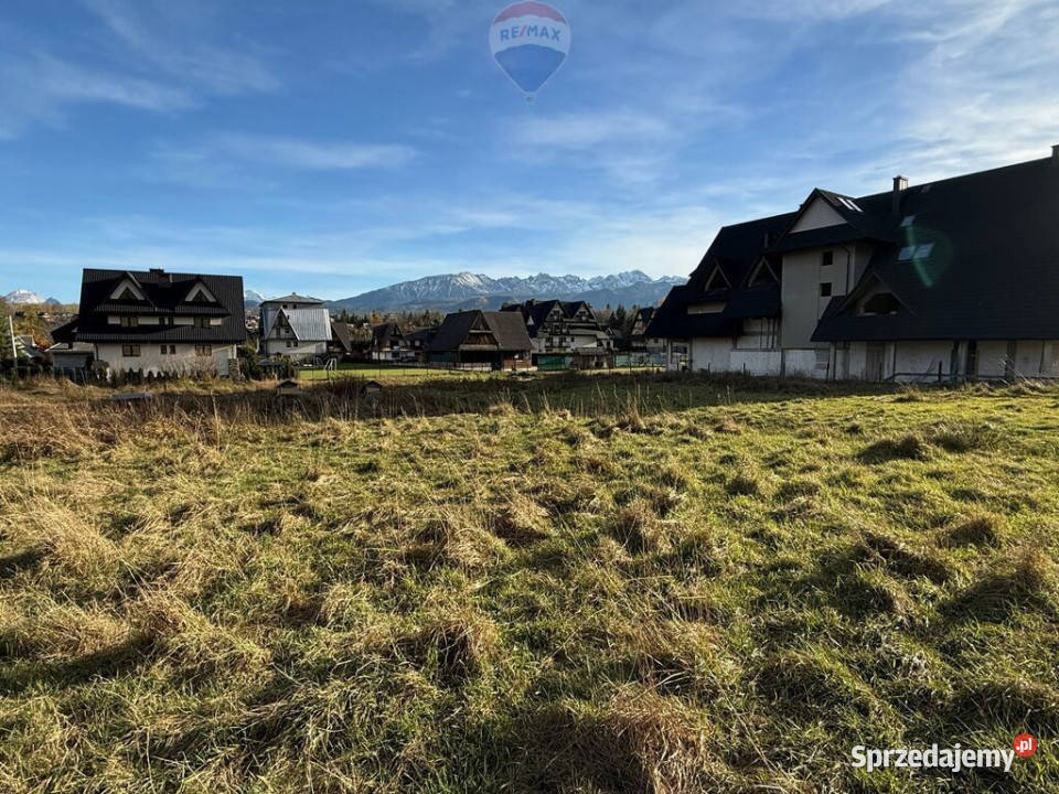 DZIAŁKA BUDOWLANOROLNA W ZAKOPANEM małopolskie