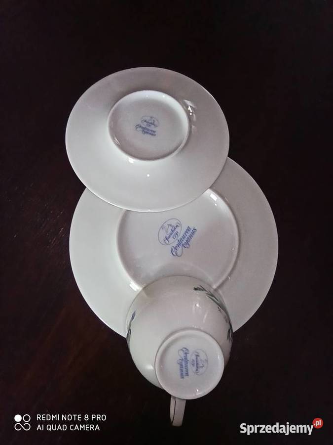 Filiżanka z takerzykiem deserowym Svancholm pomorskie Gdańsk
