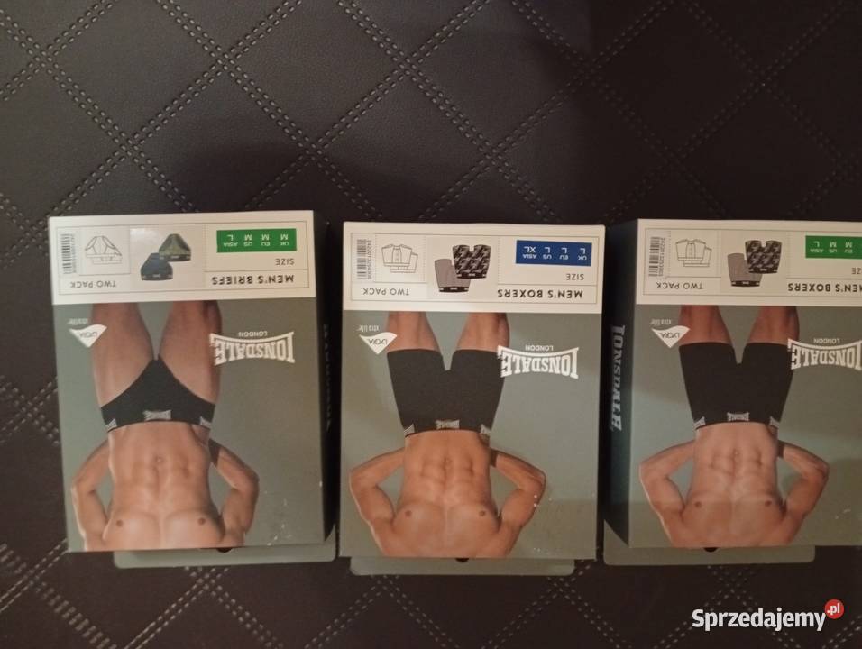 Majtki bokserki męskie Lonsdale