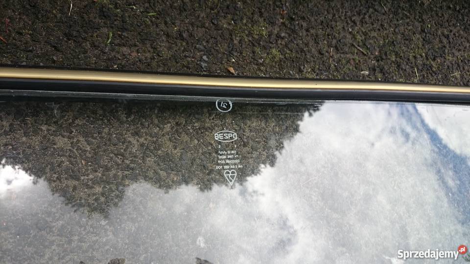 Tylna szyba do Fiata 125 z uszczelką Ryki