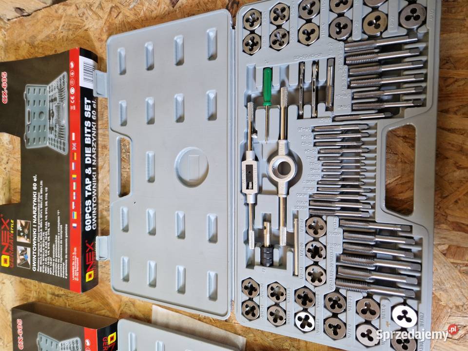 ZESTAW NARZYNEK I GWINTOWNIKÓW 60 EL Głogowa