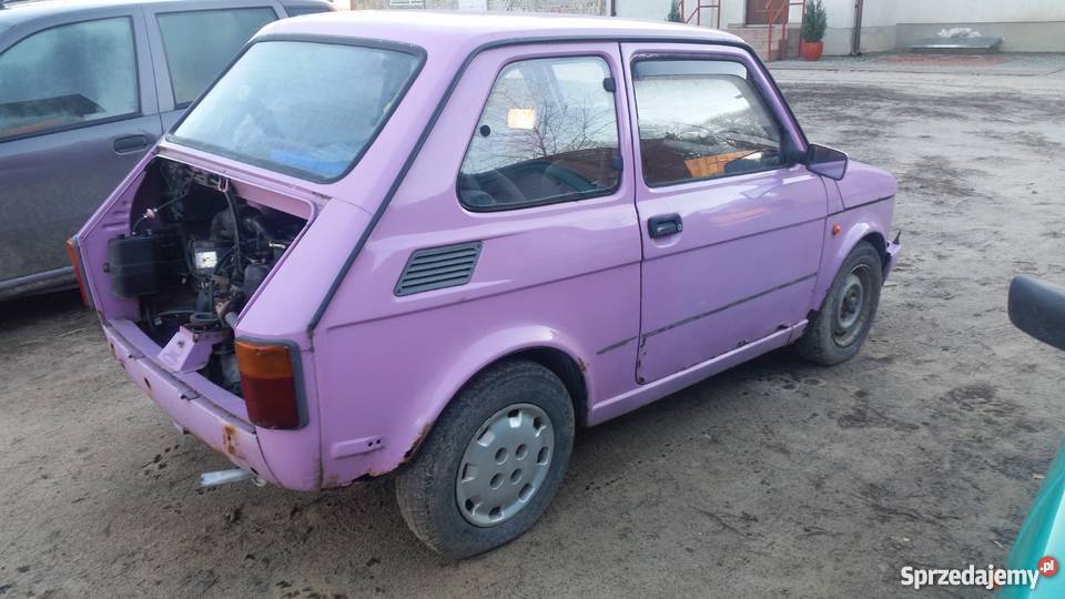 Fiat 126 elx różowy wrzos kolor 170 limitowana różowy Włocławek
