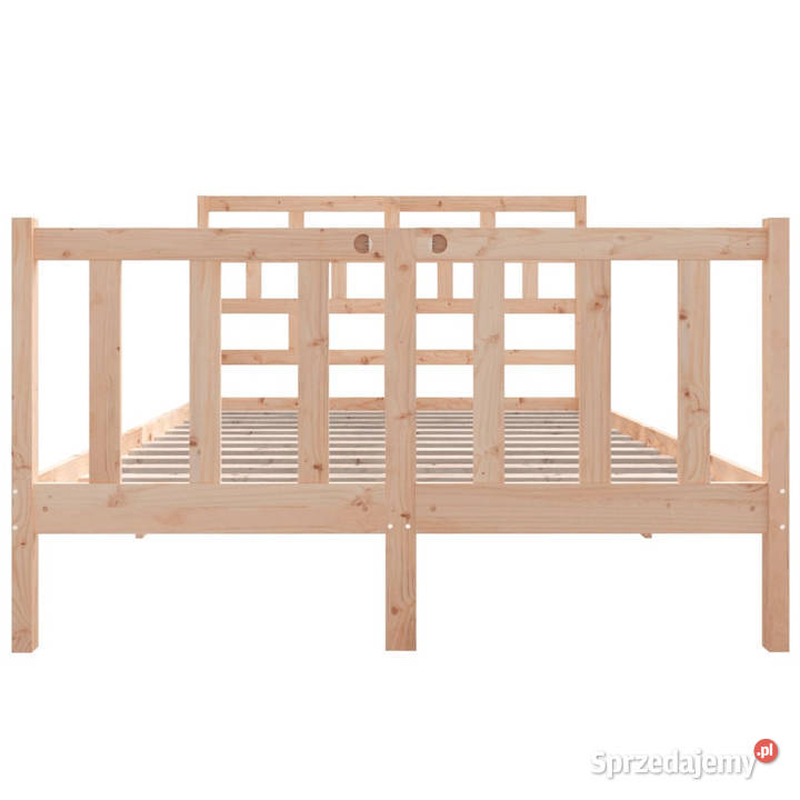 Rama łóżka lite drewno sosnowe 140x190 WM3101328 mazowieckie Warszawa