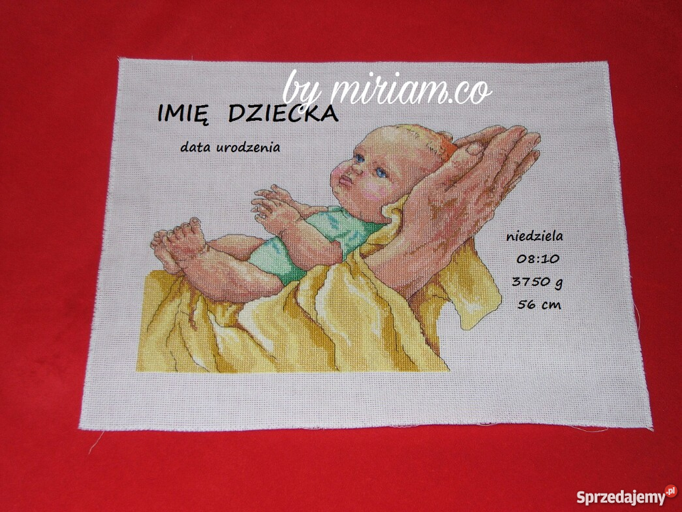 metryczka ANIOŁEK Dekoracje i ozdoby Pokój dziecięcy śląskie Czerwionka-Leszczyny
