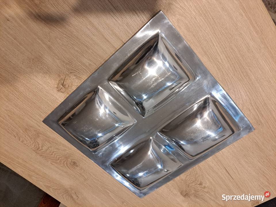 Stara Taca Aluminiowa metalowa Vintage na