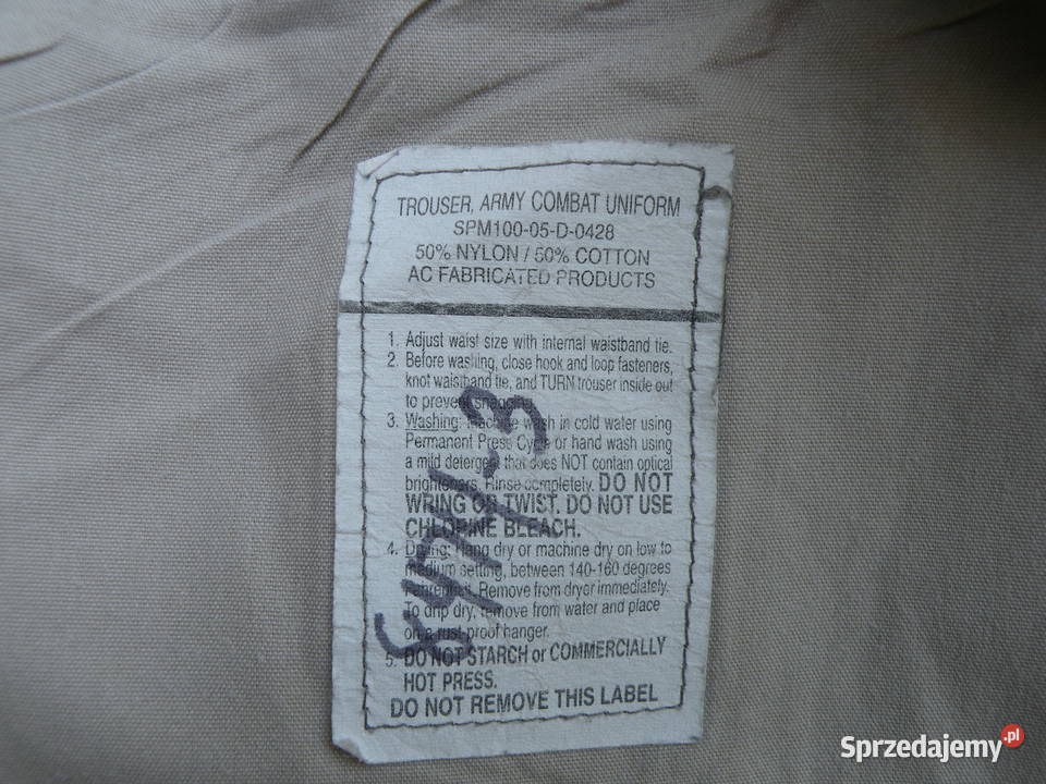 Spodnie ACU UCP large long Wrocław