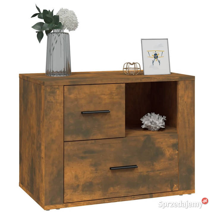 Szafka nocna przydymiony dąb 60x36x45 WM816741 mazowieckie