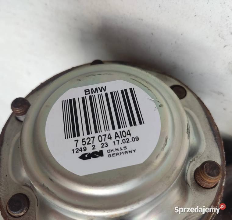 BMW 3 E90 20i PÓŁOŚ PRAWA LEWA TYLNA 7527073 Radom