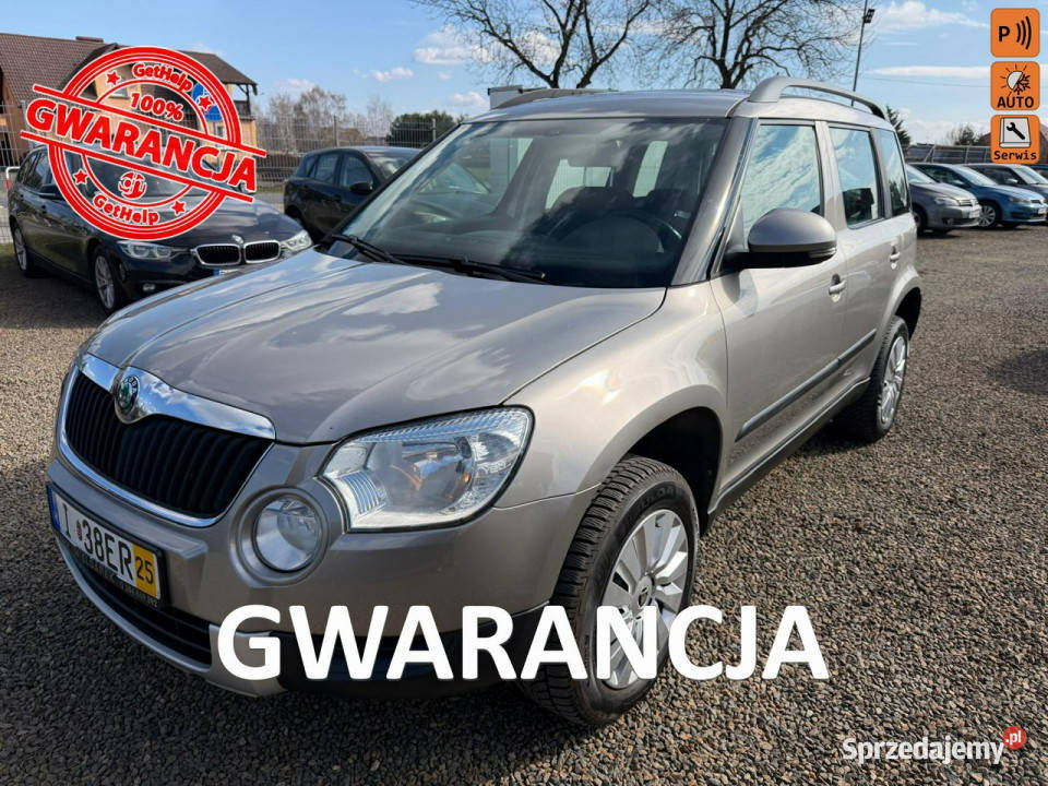 koda Yeti klimatronic gwarancja 14TSi I 2009 ASR (kontrola trakcji) Škoda Zbąszyń