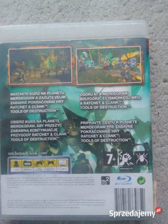 Gra 3 ratchet Clank Ratchet Clank Sony Playstation 3 Trzebinia