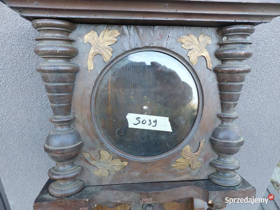 S039 Skrzynia skrzynka obudowa starego zegara