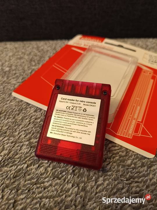 Adapter MX4SIO PlayStation 2 2 nowy clear red