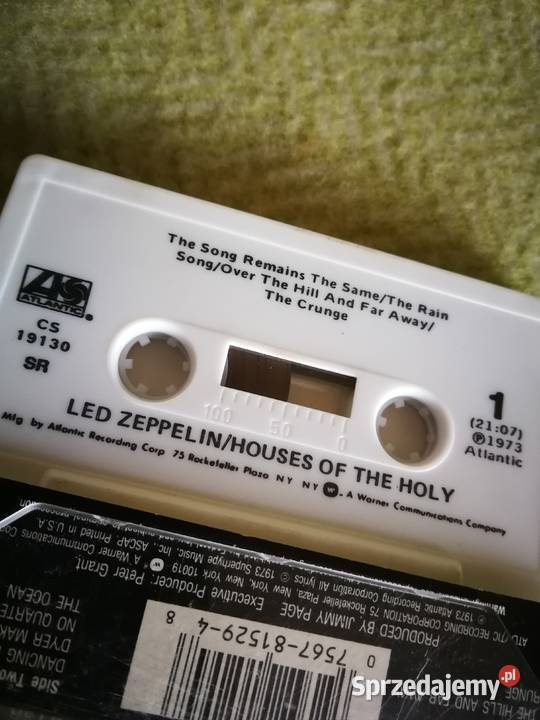 Zestaw 2 kaset Led Zeppelin USA Houses of the Kultura i Rozrywka Szczecin
