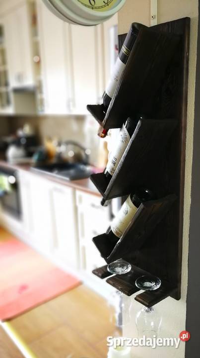 Winiarka stojak na wino regał na wino półka na 25cm Radków