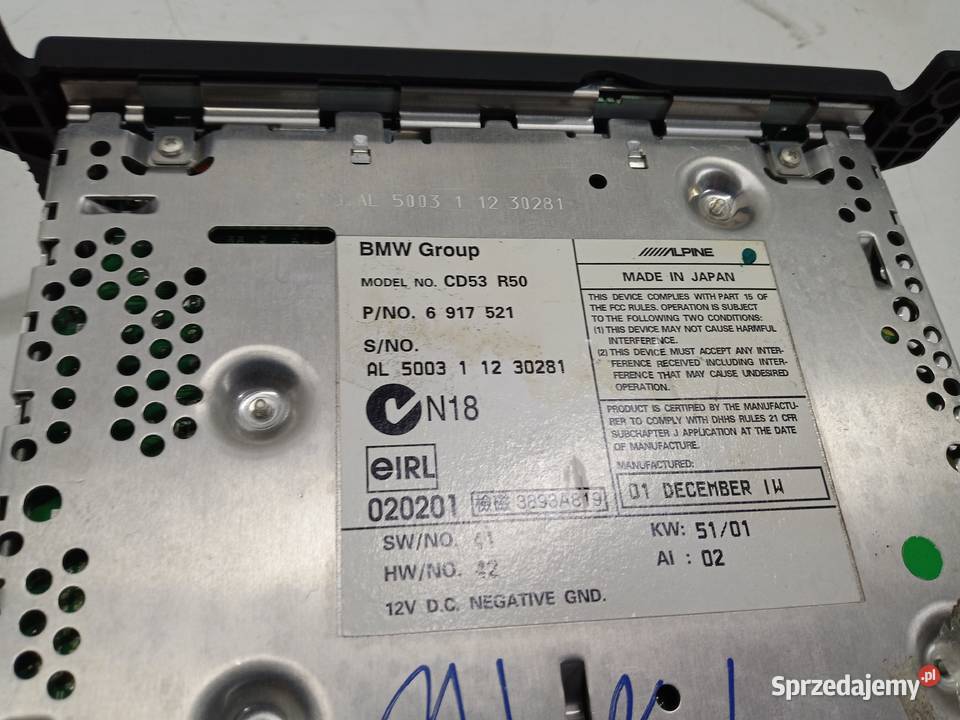 MINI R50 R52 R53 Radio CD 6917521 kujawsko-pomorskie Bydgoszcz sprzedam