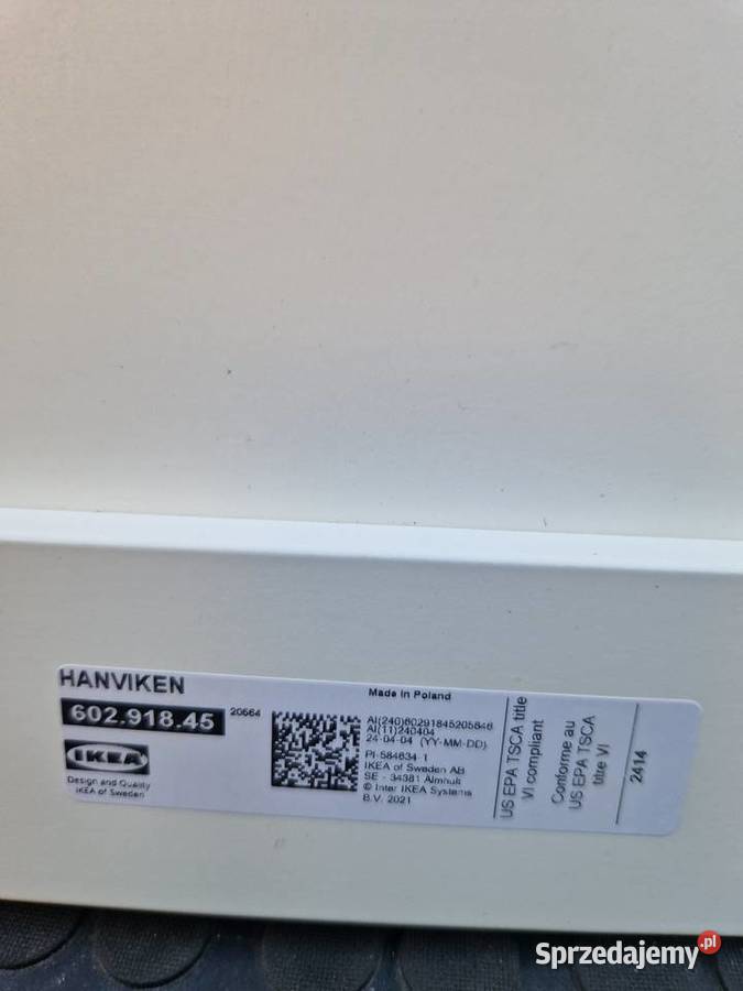 Drzwiczki białe Ikea Hanviken 64x60 60291845 60cm Ciechocinek