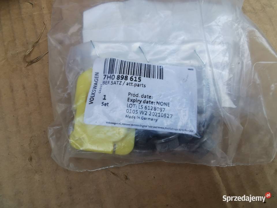 Zestaw śrub maski vw transporter t6 t5 7H0898615 Sieraków