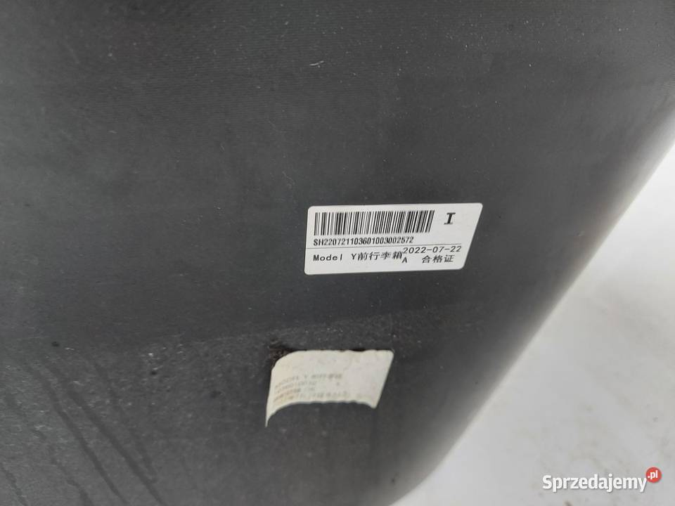 TESLA MODEL Y 2022r SCHOWEK WYKŁADZINA BAGAŻNIKA osobowe