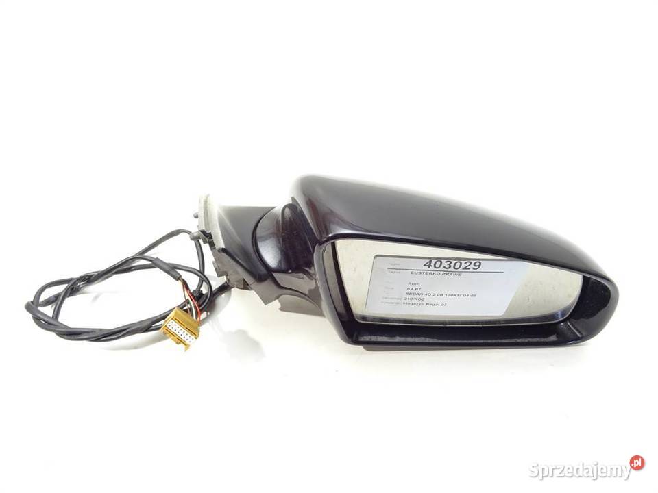 LUSTERKO PRAWE AUDI A4 B7 SedanLimuzyna 0408 podkarpackie