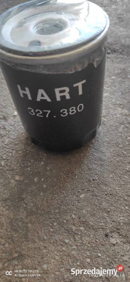 FILTR OLEJU 327 380 HART FIAT LANCIA ALFA oleju Koronowo