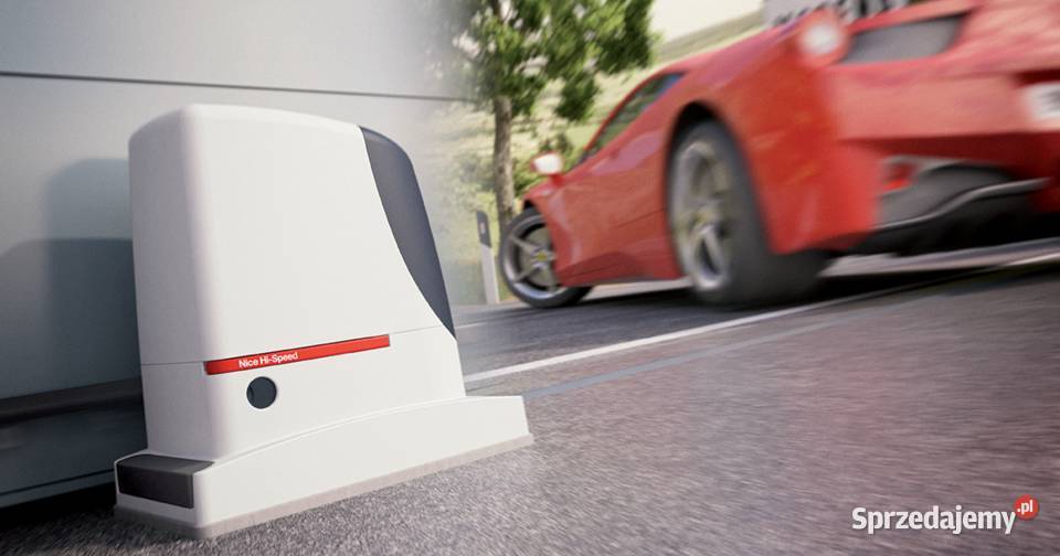 Napędy firmy Nice Montaż Sprzedaż Serwis skrzydłowa łódzkie sprzedam