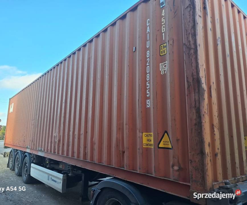 Kontener magazynowy 12 m 40 HC pomorskie Kaszuba