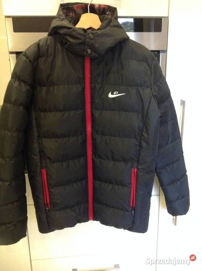 Kurtka Męska z Kapturem NIKE S M Nowa Czarna lubuskie Nowa Sól