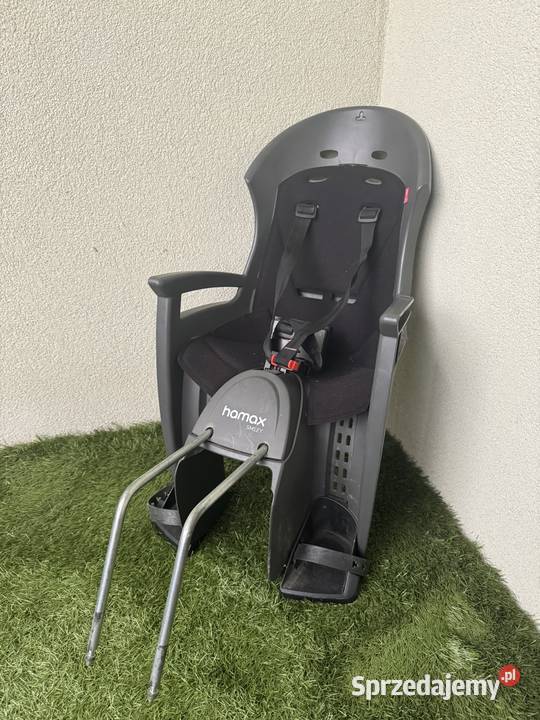 Fotelik rowerowy Hamax Kiss montowany na ramie Poznań