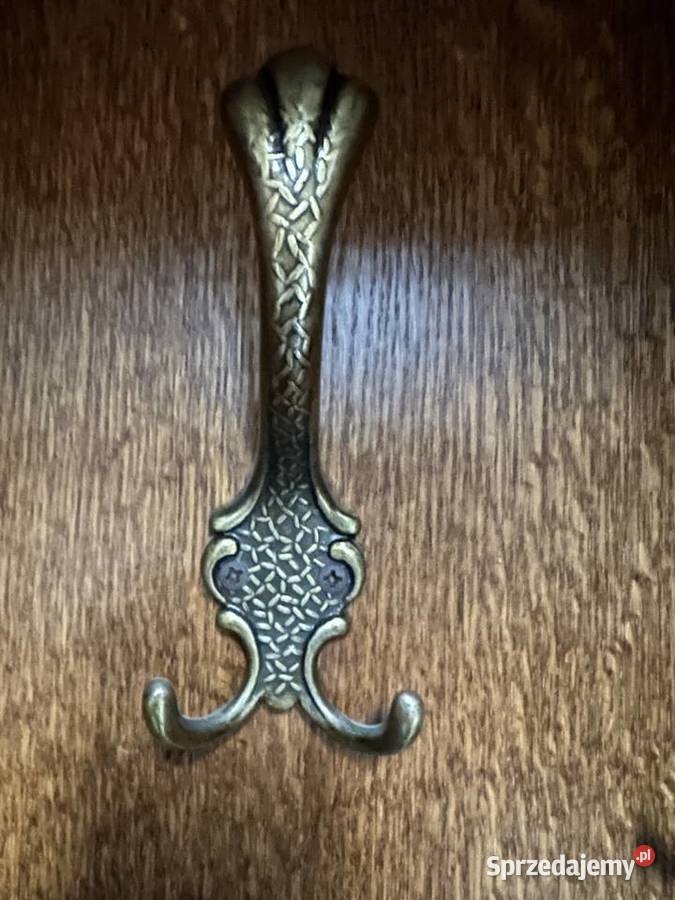 Dębowa garderoba wieszak lustro Sławoszewek