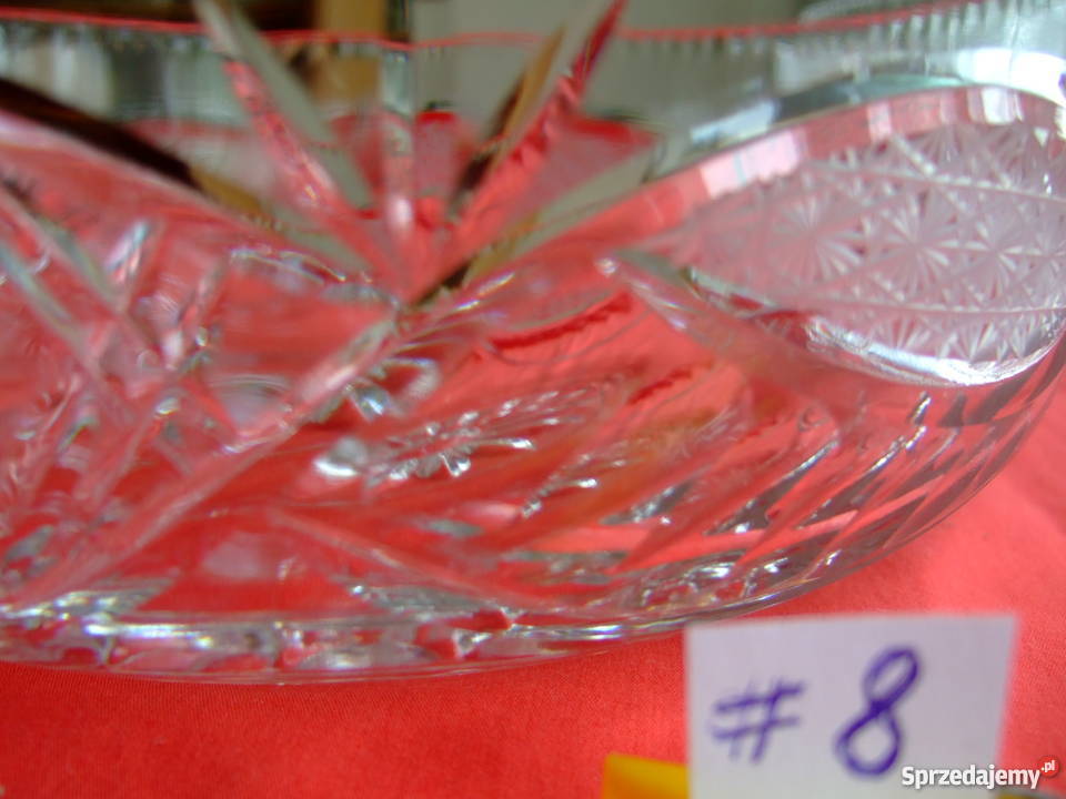 8 Misa kryształowa kryształ PRL Łódź